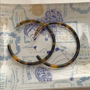 J. Crew Tortoiseshell Hoops